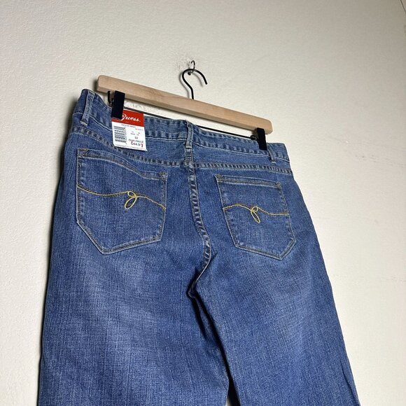 NWT Guess Belmont Flare Denim Jean Pant Women 32 Bootcut Western Indie Y2K Blue - Picture 14 of 14